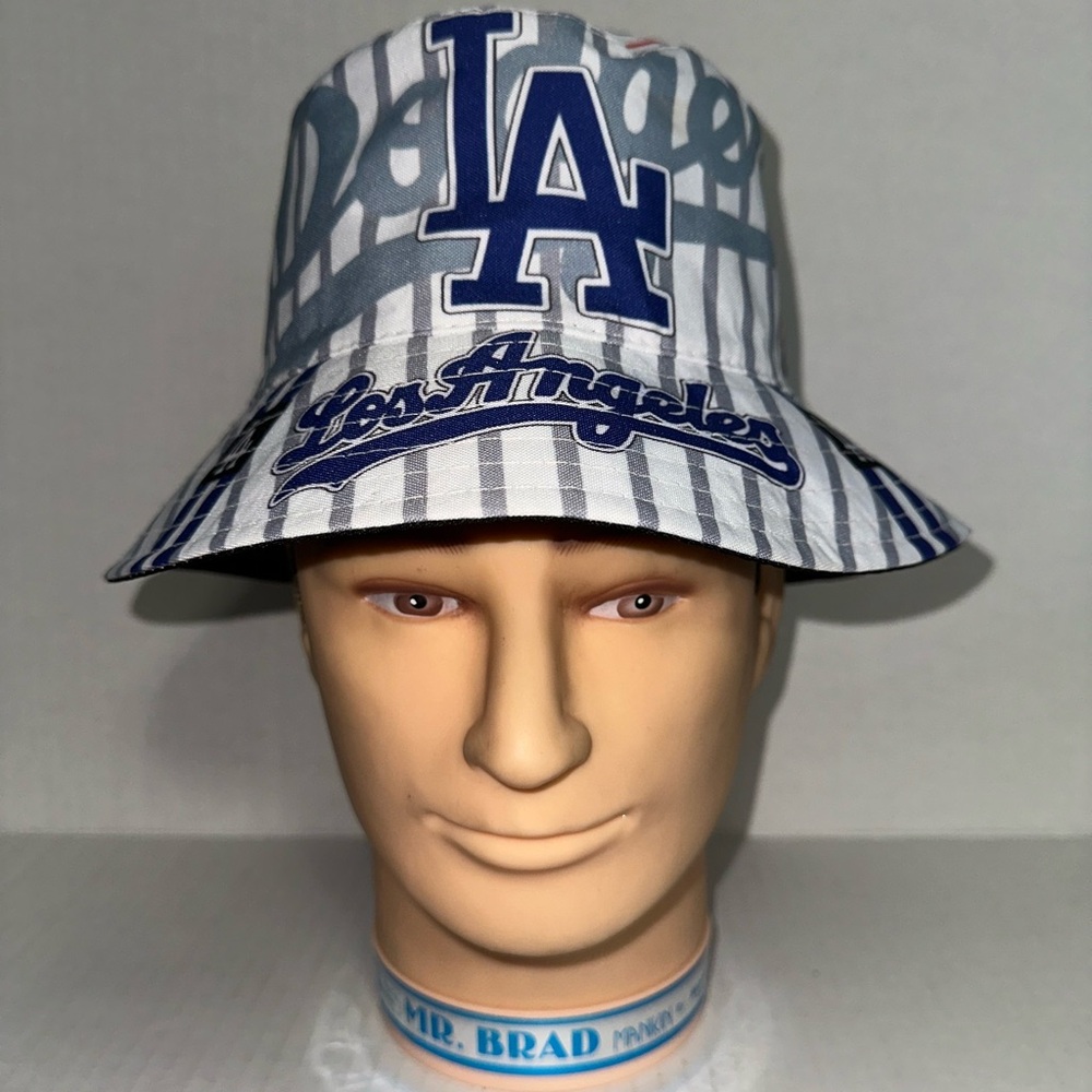 Los Angeles Blue and White Bucket Hat